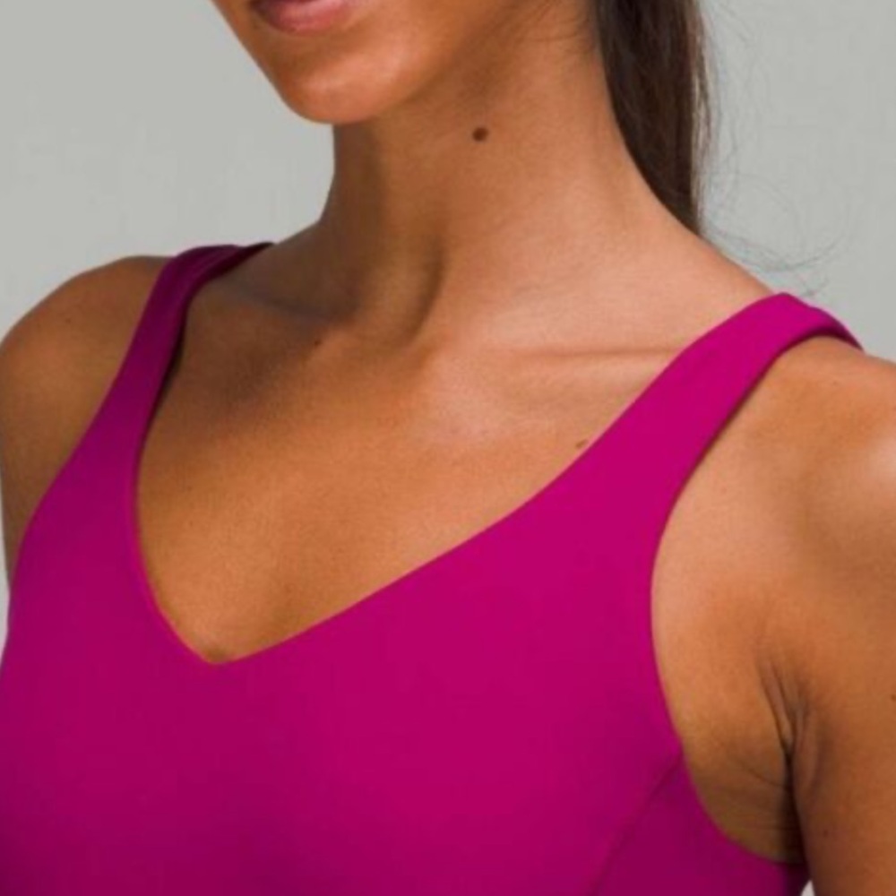 Lululemon Align Bodysuit 8" in Magenta color size 6 - Picture 7 of 10
